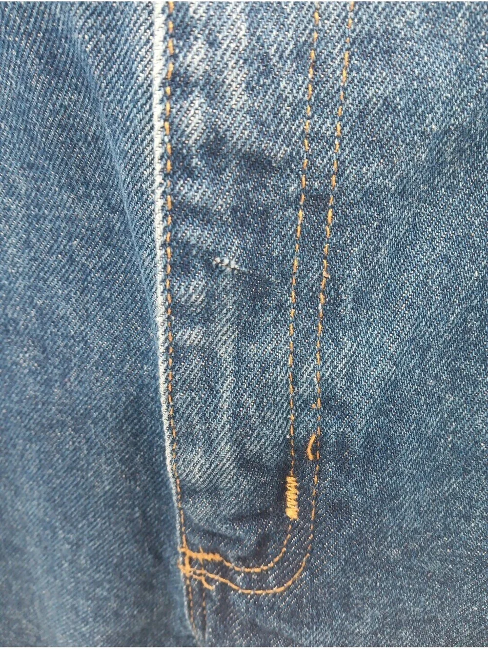 Carhartt Jeans Mens 36X34 Blue Denim Straight Casual Workwear  Outdoor Pants